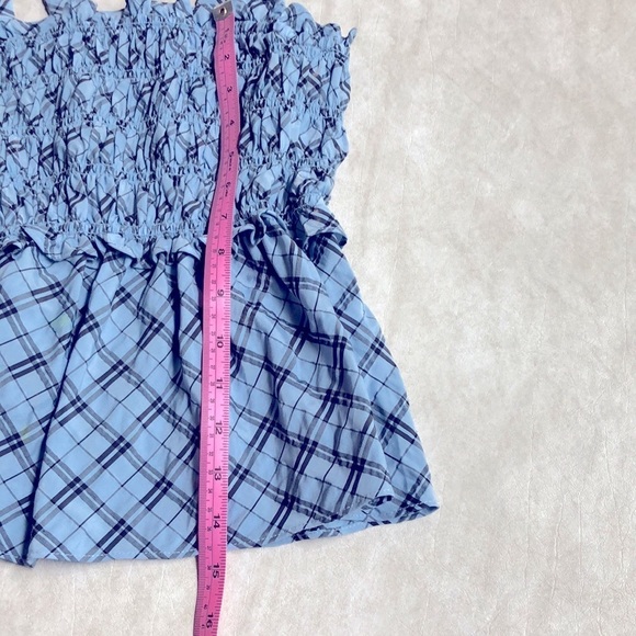 Jcrew Smocked tank in textured plaid Size S - Picture 5 of 8